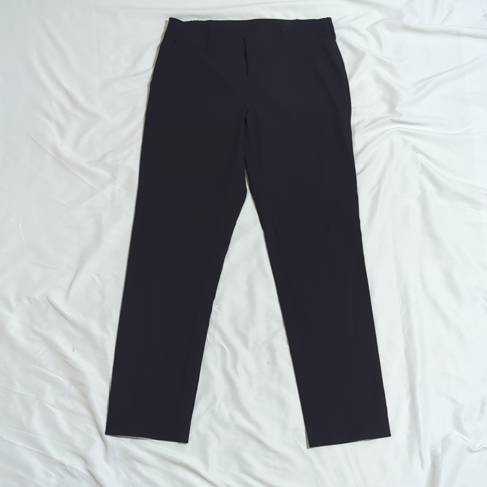 Athleta Mid-Rise Side Zip Pocket Pants, Color Black Size 6T